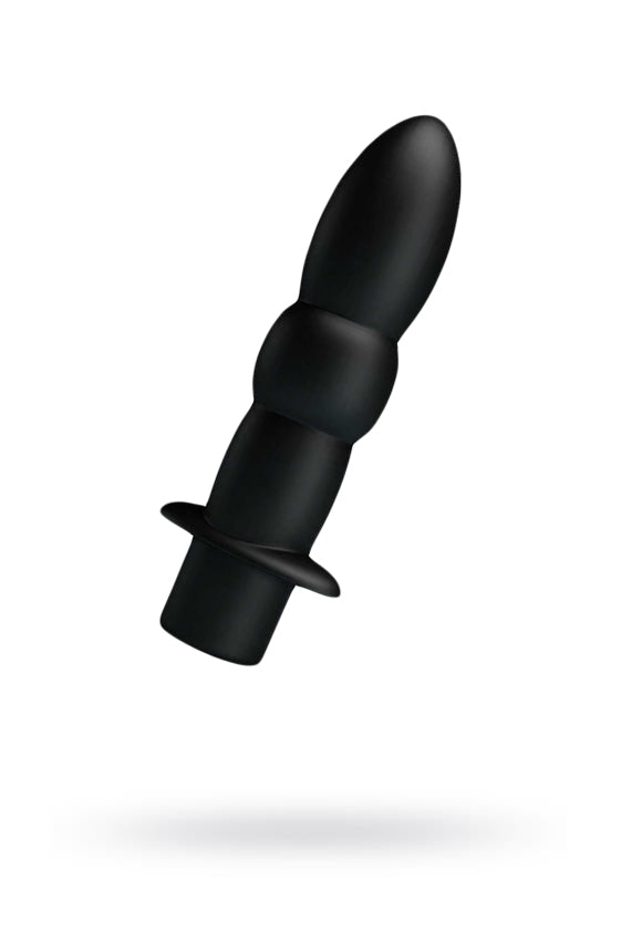 Pretty Love™ - Wyatt Analplug-Vibrator Schwarz 11,5 cm