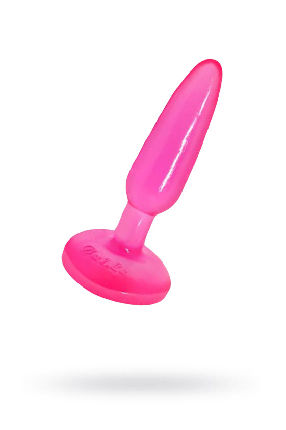 Die Fantasie beginnt hier Butt Plug Transparent Pink