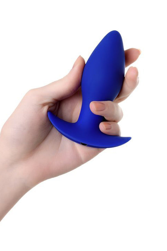 ToDo™ - Fancy Anal-Vibrator-Plug Blau 10,3 cm