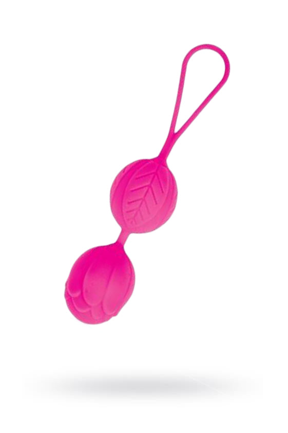 Vaginalkugeln Blatt Rippen Rosa