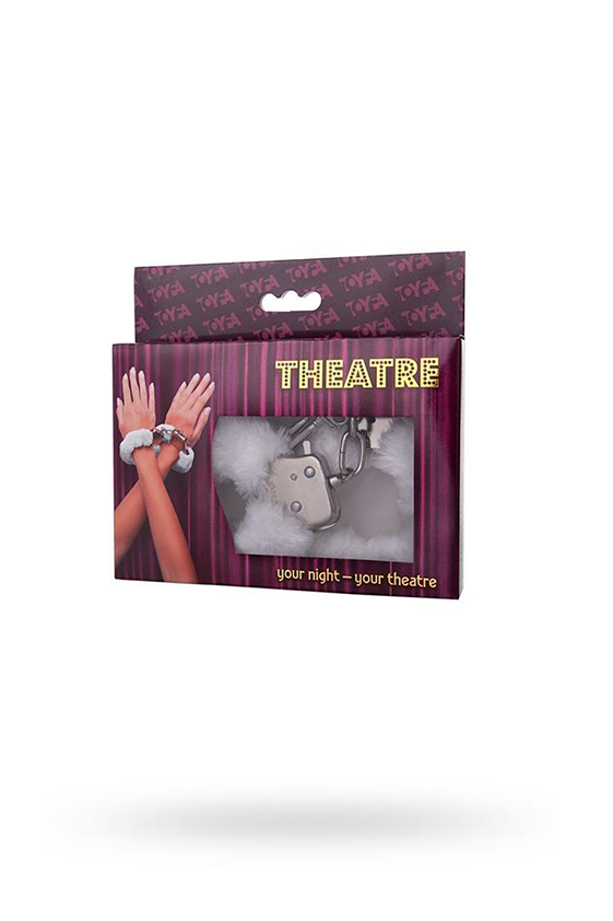 Toyfa Fluffy Theatre Handschellen weiß 28cm